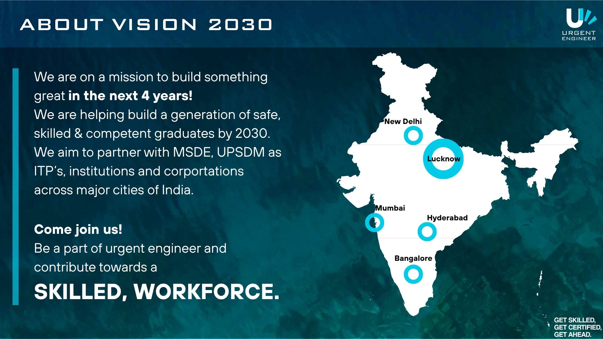 Urgent Engineer vision 2030